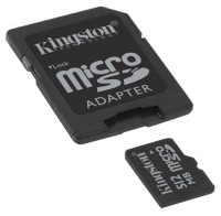 Карта памяти<br>Kingston MicroSD SDC/512
